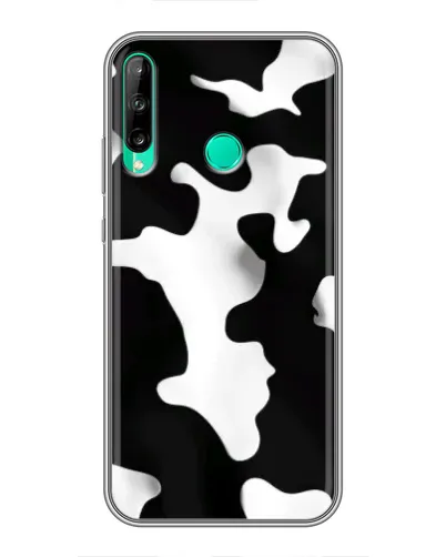 Чехол для Huawei P40 Lite e с картинкой «Черно-белое пятно»