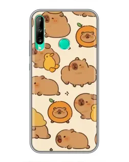 Чехол для Huawei P40 Lite e с картинкой «Капибары с апельсинами» Чехол для Huawei P40 Lite e с картинкой «Капибары с апельсинами»