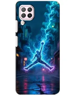 Чохол для Huawei P40 Lite з картинкою «Jordan Gold Jumpman»