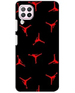 Чохол для Huawei P40 Lite з картинкою «Jordan Red Pattern»