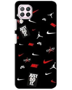 Чохол для Huawei P40 Lite з картинкою «Nike Mix Pattern»
