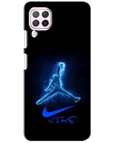 Чохол для Huawei P40 Lite з картинкою «Jordan Neon Blue» Чохол для Huawei P40 Lite з картинкою «Jordan Neon Blue»