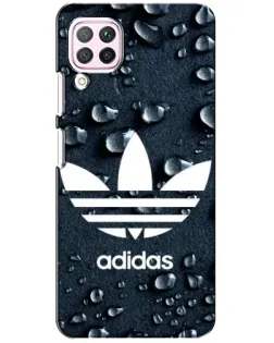 Чехол для Huawei P40 Lite с картинкой «Adidas Trefoil Blue»