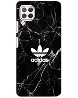 Чохол для Huawei P40 Lite з картинкою «Білий мармур Adidas»