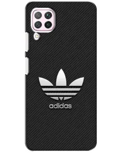 Чохол для Huawei P40 Lite з картинкою «Adidas Карбонова текстура»