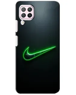 Чохол для Huawei P40 Lite з картинкою «Неоновий контур Nike»