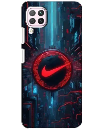 Чохол для Huawei P40 Lite з картинкою «Техногенний стиль Nike»