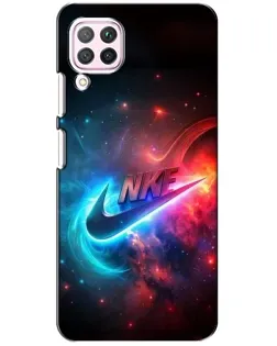 Чохол для Huawei P40 Lite з картинкою «Вогняний логотип Nike»