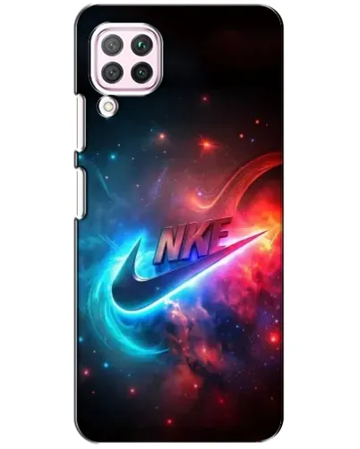 Чохол для Huawei P40 Lite з картинкою «Вогняний логотип Nike»