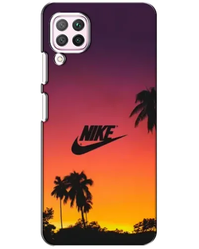 Чохол для Huawei P40 Lite з картинкою «Nike на заході сонця»