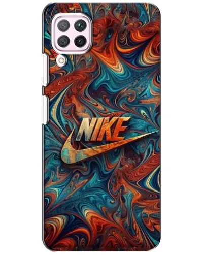 Чохол для Huawei P40 Lite з картинкою «Nike в абстракції»