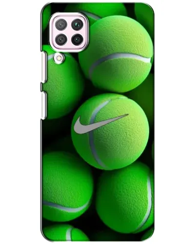 Чохол для Huawei P40 Lite з картинкою «Тенісні м'ячі Найк»