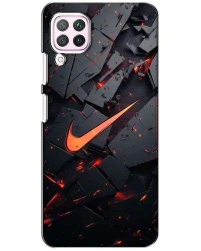 Чохол для Huawei P40 Lite з картинкою «Nike — ефект розломів»