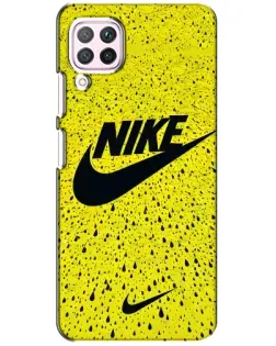 Чохол для Huawei P40 Lite з картинкою «Жовтий текстурний Nike»