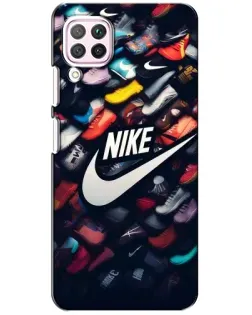 Чохол для Huawei P40 Lite з картинкою «Колекція кросівок Nike»