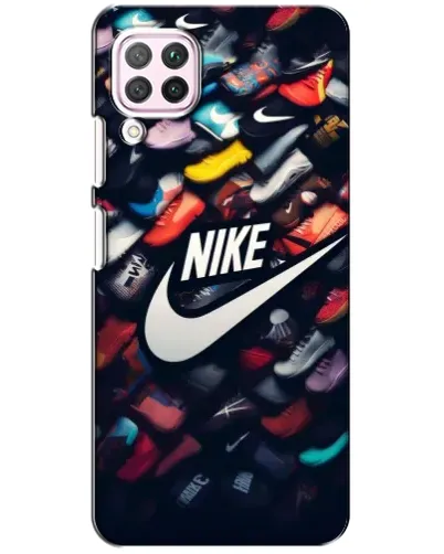 Чохол для Huawei P40 Lite з картинкою «Колекція кросівок Nike»