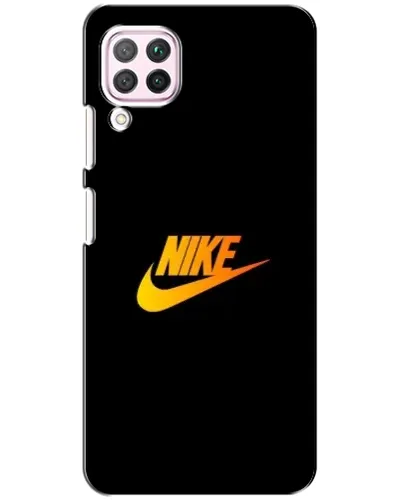 Чохол для Huawei P40 Lite з картинкою «Золотий логотип Nike»