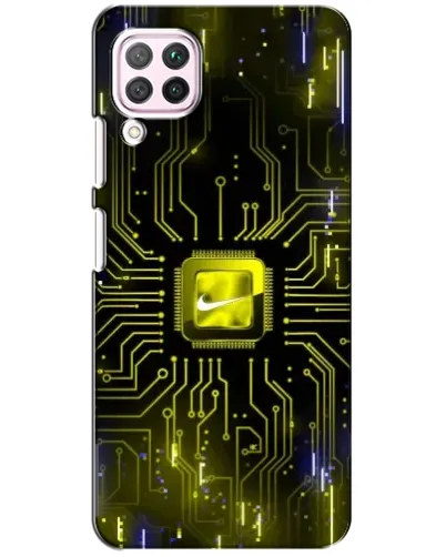 Чохол для Huawei P40 Lite з картинкою «Nike — золота іскра»