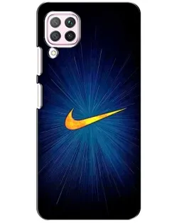 Чохол для Huawei P40 Lite з картинкою «Синій пульс Nike»
