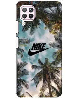 Чохол для Huawei P40 Lite з картинкою «Тропічний принт Nike»