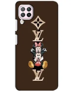 Чехол для Huawei P40 Lite с картинкой «LV и Микки Маус»