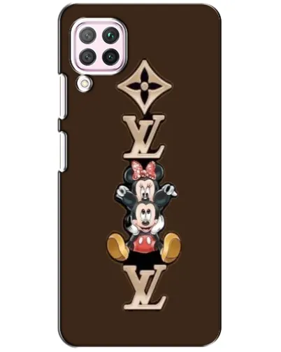 Чехол для Huawei P40 Lite с картинкой «LV и Микки Маус»