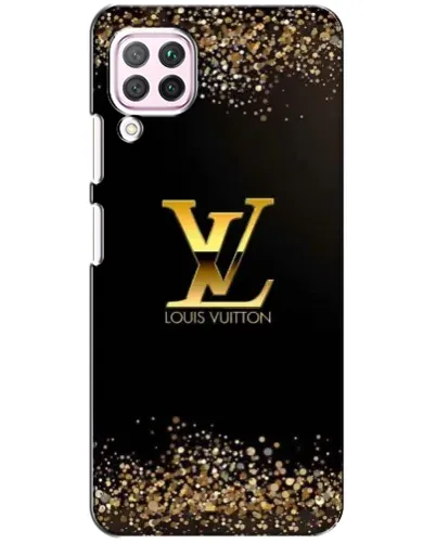 Чехол для Huawei P40 Lite с картинкой «LV — золотые искры»
