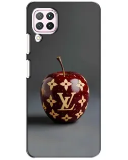 Чехол для Huawei P40 Lite с картинкой «Красное яблоко LV»