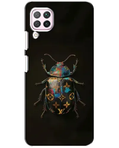 Чехол для Huawei P40 Lite с картинкой «LV — мраморный принт»