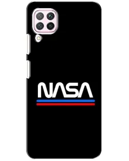 Чохол для Huawei P40 Lite з картинкою «NASA — класика Red Blue»
