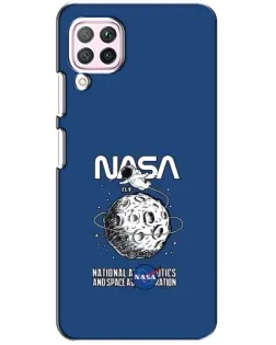 Чохол для Huawei P40 Lite з картинкою «NASA — місячна місія»
