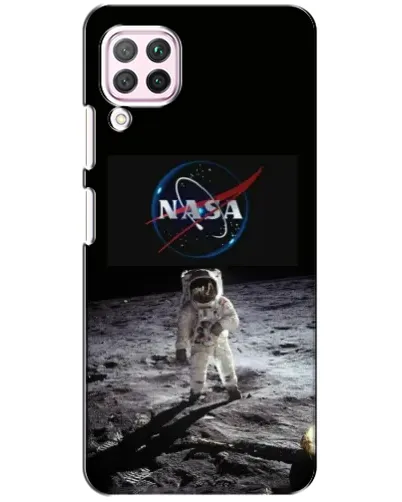 Чохол для Huawei P40 Lite з картинкою «Астронавт на Місяці»