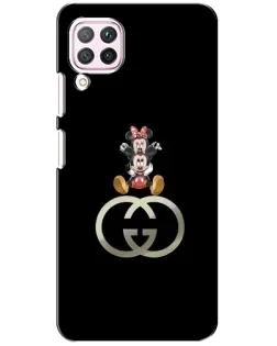 Чохол для Huawei P40 Lite з картинкою «Мінні Маус на лого»