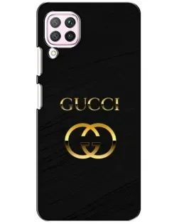 Чохол для Huawei P40 Lite з картинкою «Золотий логотип Gucci»