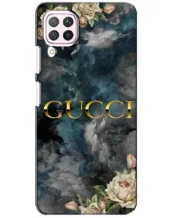 Чохол для Huawei P40 Lite з картинкою «Абстрактні квіти Gucci»