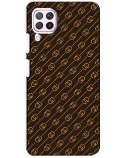 Чохол для Huawei P40 Lite з картинкою «Gucci — золоті діагоналі»