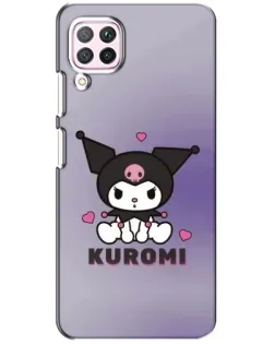 Чохол для Huawei P40 Lite з картинкою «Kuromi — фіолетовий арт»