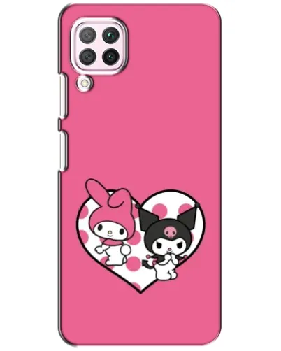 Чохол для Huawei P40 Lite з картинкою «Kuromi та My Melody»