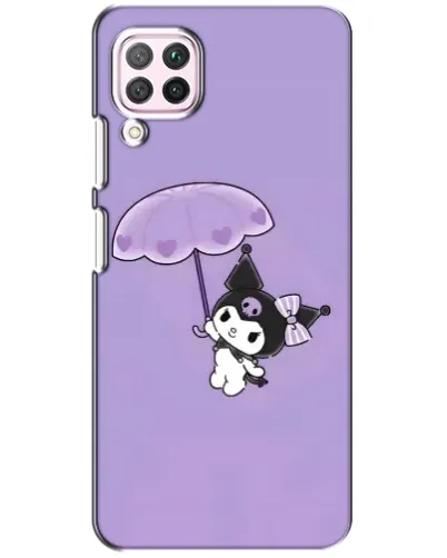 Чохол для Huawei P40 Lite з картинкою «Kuromi з парасолькою»