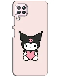Чохол для Huawei P40 Lite з картинкою «Kuromi та серце»