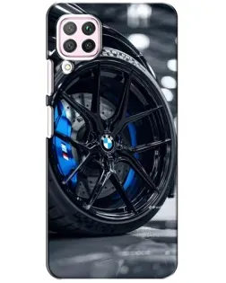 Чохол для Huawei P40 Lite з картинкою «Колесо BMW зблизька»