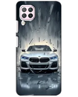 Чохол для Huawei P40 Lite з картинкою «BMW у світлі фар»