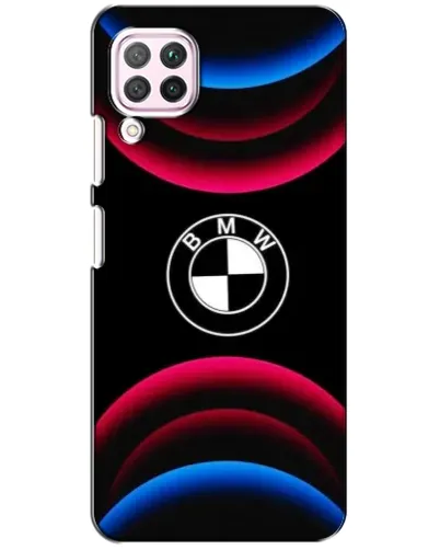 Чохол для Huawei P40 Lite з картинкою «Логотип BMW та неонові дуги» Чохол для Huawei P40 Lite з картинкою «Логотип BMW та неонові дуги»