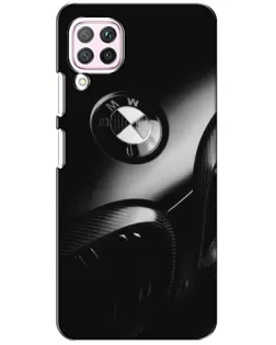 Чохол для Huawei P40 Lite з картинкою «Емблема BMW — макро»