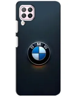 Чохол для Huawei P40 Lite з картинкою «Логотип BMW — мінімалізм»