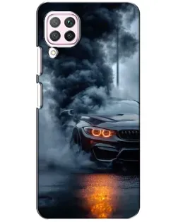 Чехол для Huawei P40 Lite с картинкой «BMW M-Power — абстракция»