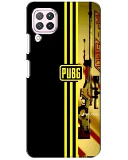 Чохол для Huawei P40 Lite з картинкою «PUBG — камуфляжний шолом»