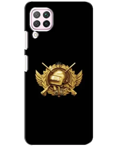 Чохол для Huawei P40 Lite з картинкою «PUBG — помаранчевий градієнт»