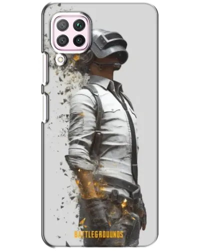 Чохол для Huawei P40 Lite з картинкою «PUBG — боєць у пилу»