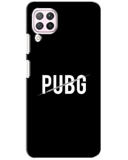 Чохол для Huawei P40 Lite з картинкою «PUBG — білий логотип»